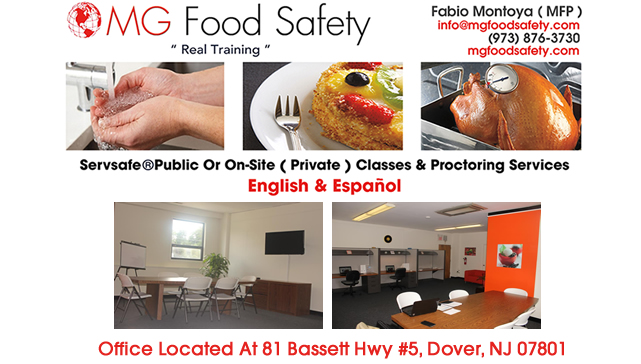 Nj Servsafe Classes Mg Food Safety