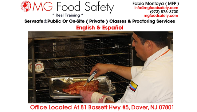 Servsafe Food Safety Course Denville NJ